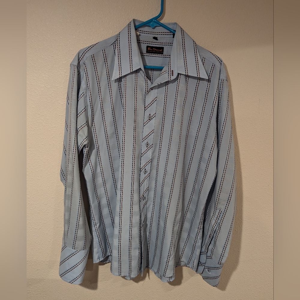 Men's Ben Sherman Long Sleeve Shirt SZ L